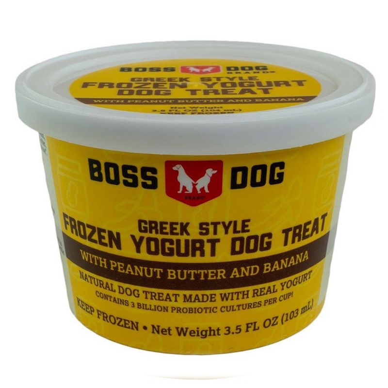 Boss Dog Frozen Yogurt Peanut Butter & Banana Dog Treats 3.5oz