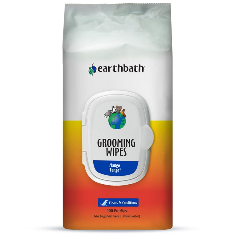 Earthbath Grooming Wipes Mango Tango 100Ct