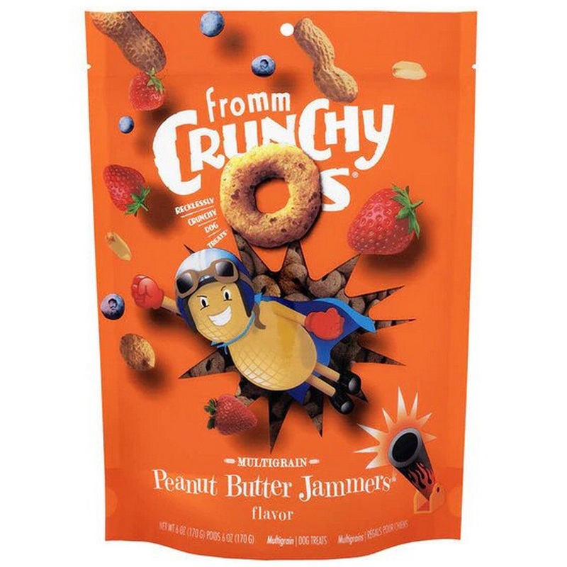 Fromm Crunchy O's Peanut Butter Jammers Dog Treats 6oz