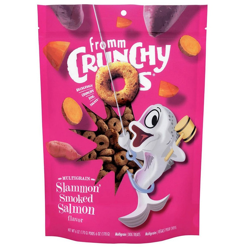 Fromm Crunchy O's Slammon' Salmon Dog Treats 6oz