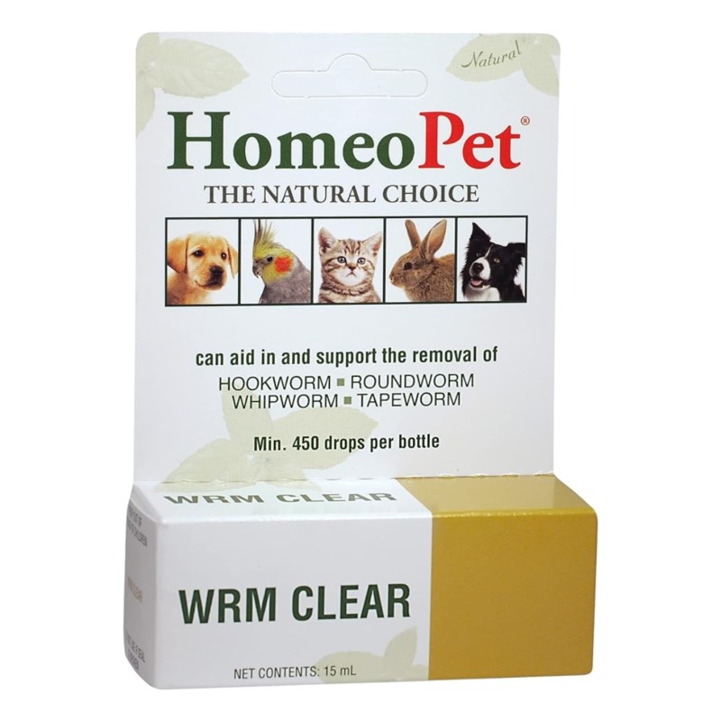 HomeoPet WRM Clear Worm Treatment Pet Medicine 15ml