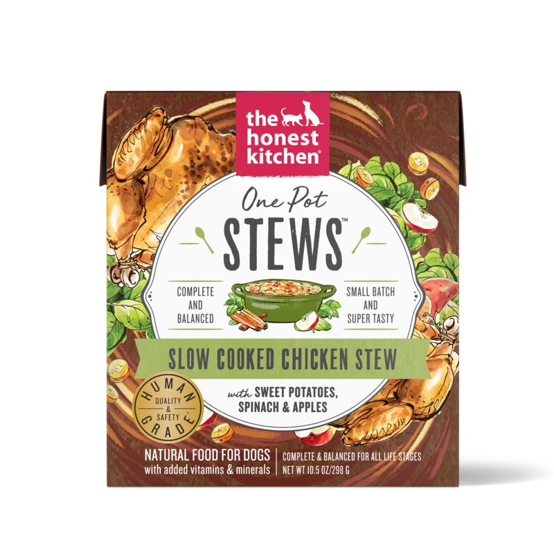 Honest Kitchen One Pot Stews Chicken Sweet Potato Wet Dog Food 10.5oz