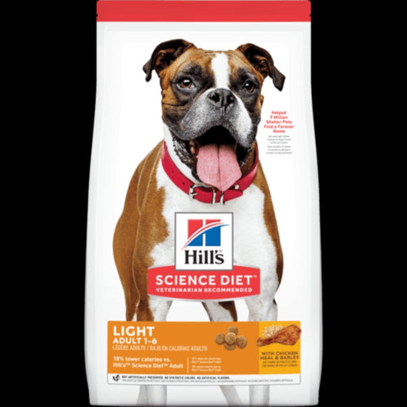 Science Diet Adult Light Dry Dog Food 15lb
