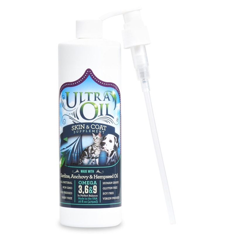 Skin and Coat Supplement For Dogs and Cats. 16 Oz