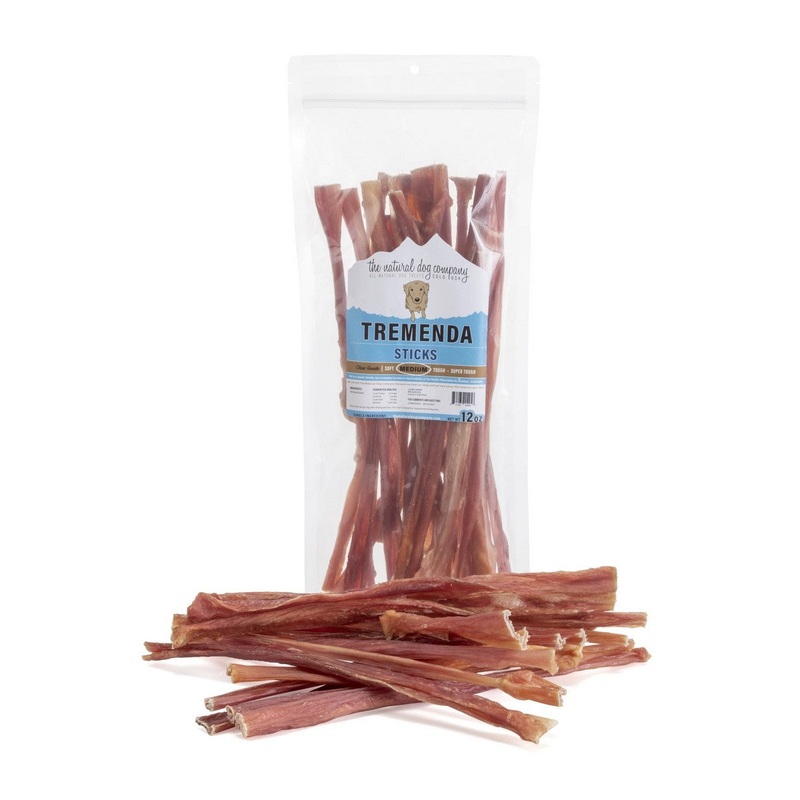 The Natural  Dog Company Beef Tripe Tremenda 12" Dog Treats 12oz