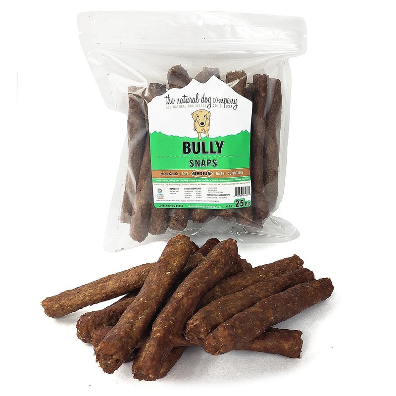 The Natural Dog Company Bully Snaps 5" Dog Treats 25PK