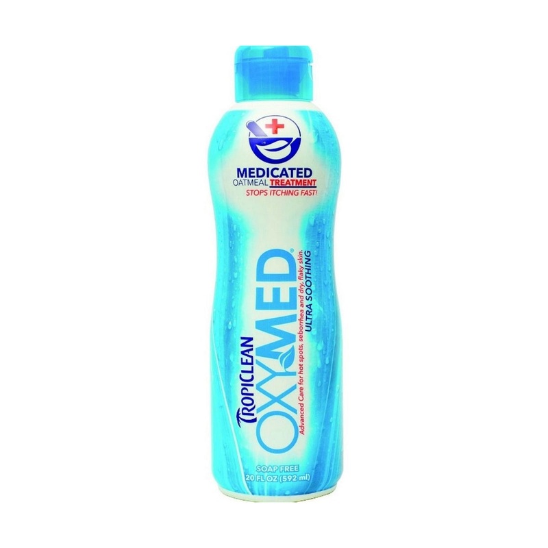 Tropiclean OxyMed Oatmeal Anti-Itch Medicated Shampoo I For Dogs And Cats 20oz