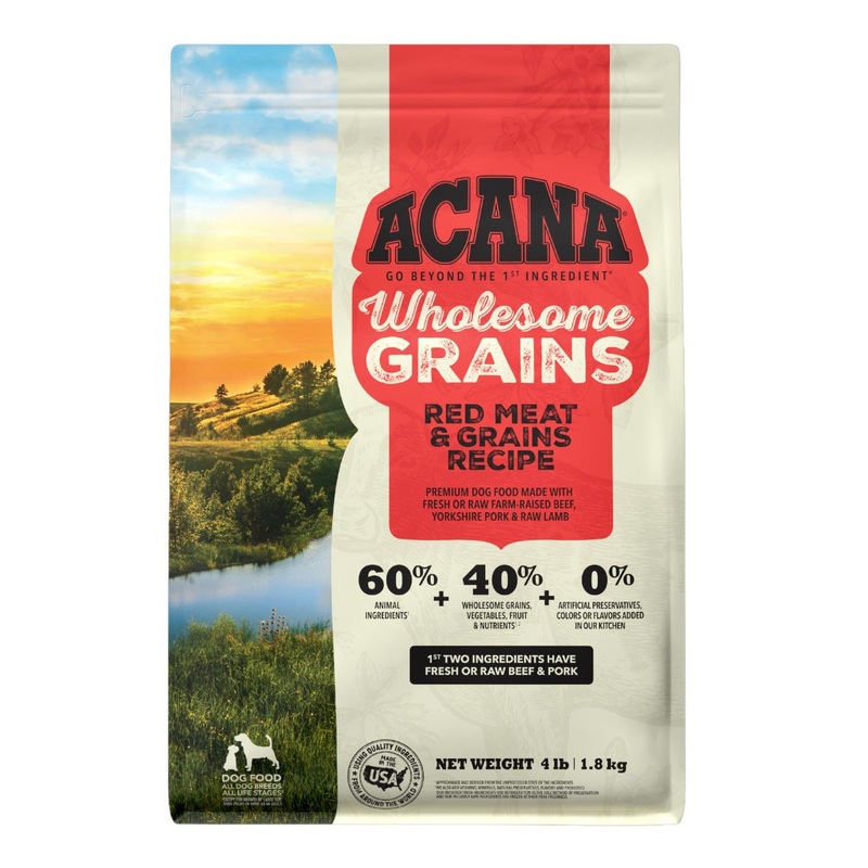 Acana Red Meat Wholesome Grains Dry Dog Food 4lb
