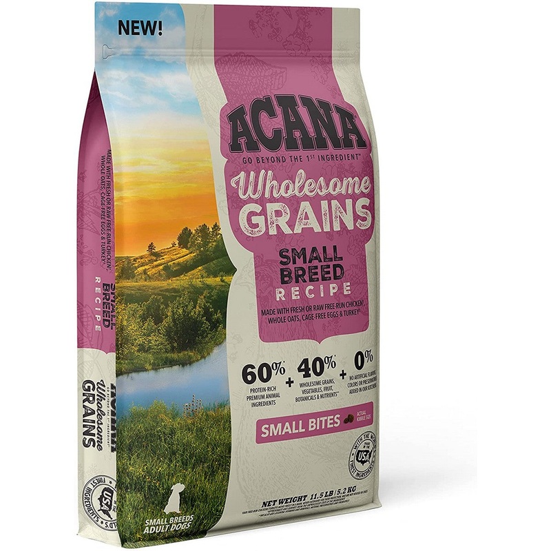 Acana Wholesome Grains Small Breed Dry Dog Food 11.5lb