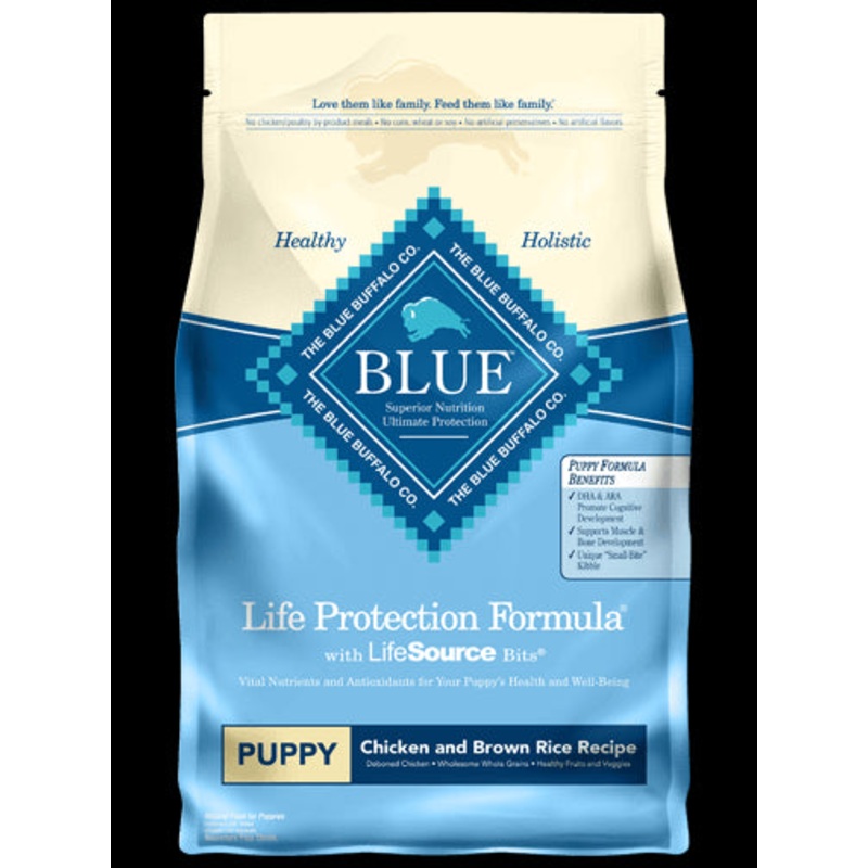 Blue Buffalo Chicken & Rice Puppy Dry Dog Food 30lb