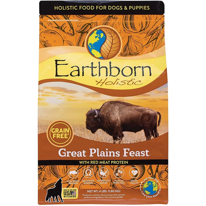 EarthBorn Great Plains Feast Dry Dog Food 4lb