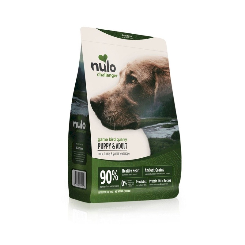 Nulo Challenger Puppy & Adult Duck, Turkey & Guinea Fowl Dog Food 24lb
