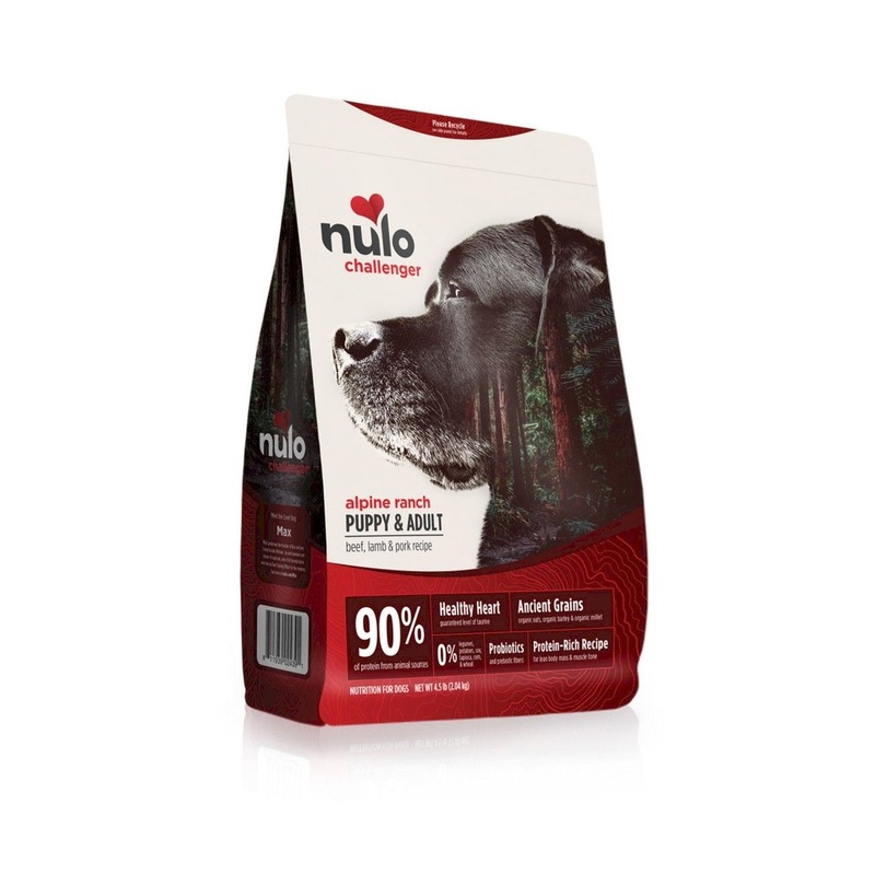 Nulo Challenger Puppy and Adult Beef Lamb & Pork Dry Dog Food 24lb