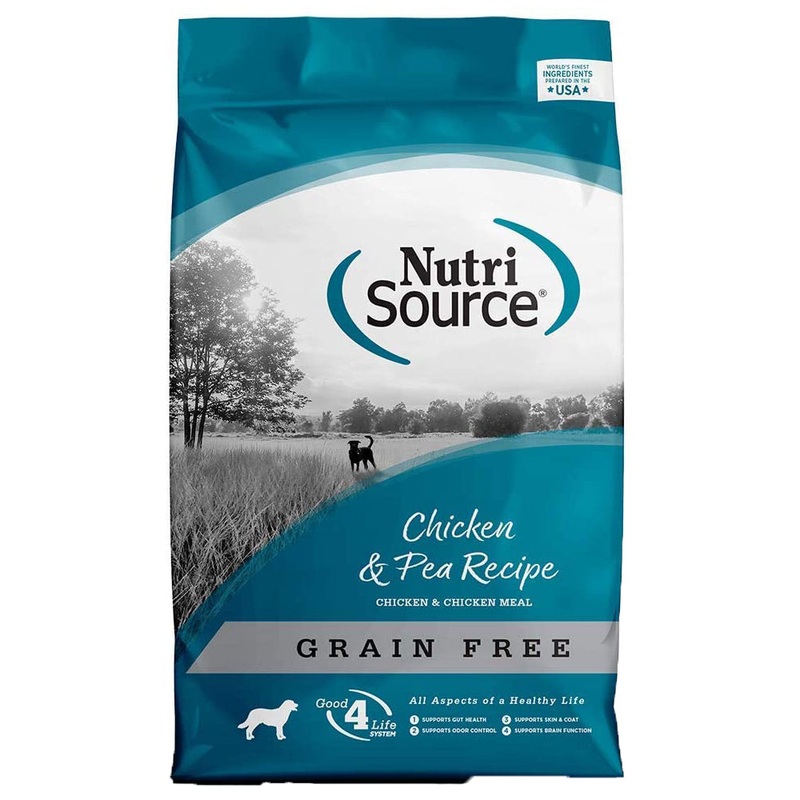 Nutrisource Chicken & Pea Formula Grain Free Dry Dog Food 5lb