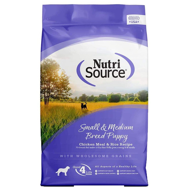 Nutrisource Chicken & Rice Small/Medium Breed Puppy Dry Dog Food 15lb