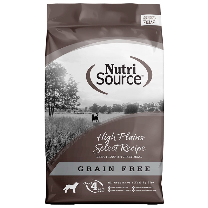 Nutrisource High Plains Beef Trout & Turkey Dry Dog Food 5lb