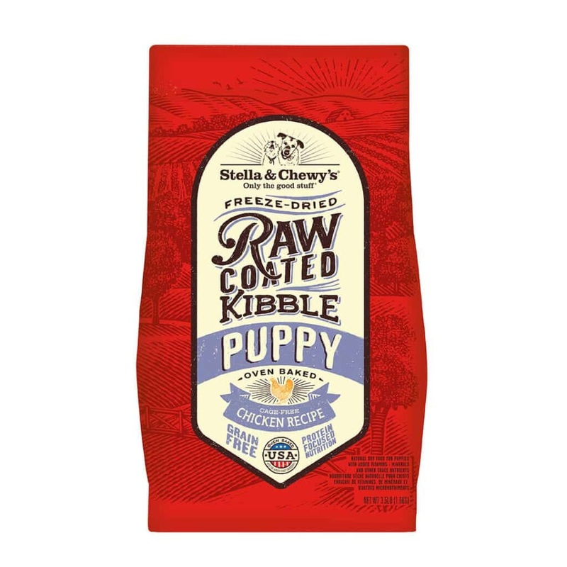 Stella and Chewys Cage-Free Chicken Raw Coated Kibble Puppy Dry Dog Food 3.5lb