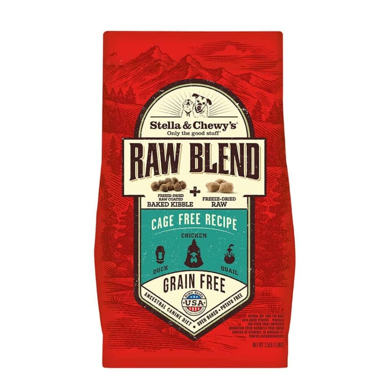 Stella and Chewys Cage-Free Raw Blend Kibble Dry Dog Food 3.5lb