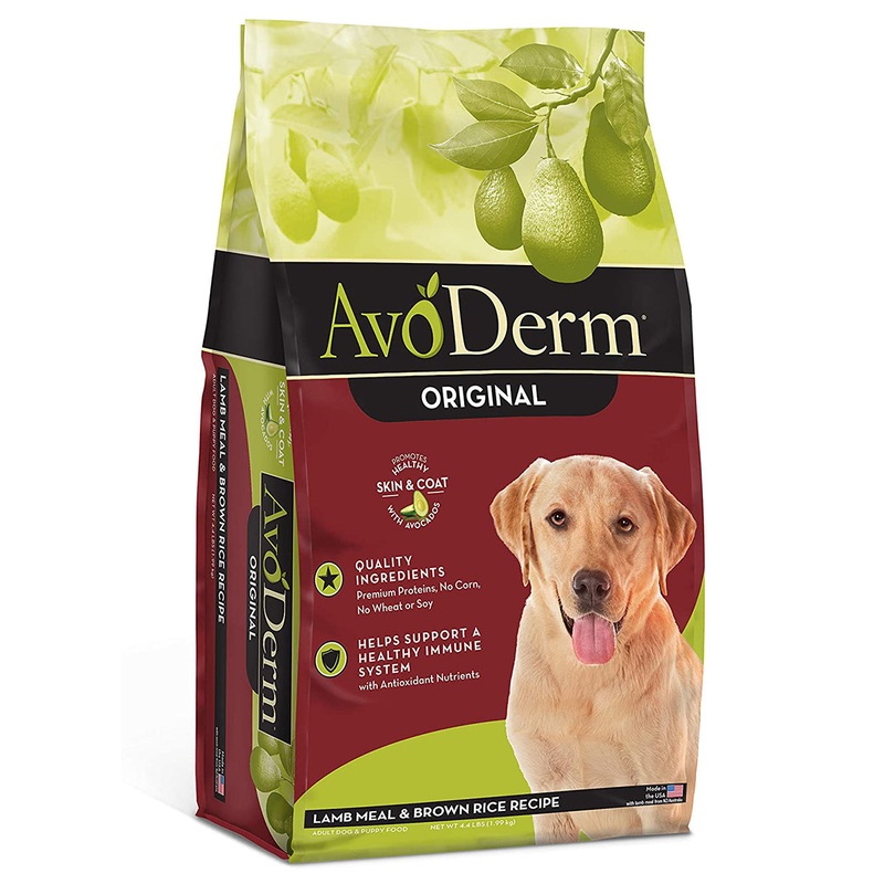 AvoDerm Original Lamb & Brown Rice Formula Dry Dog Food 4.4lb