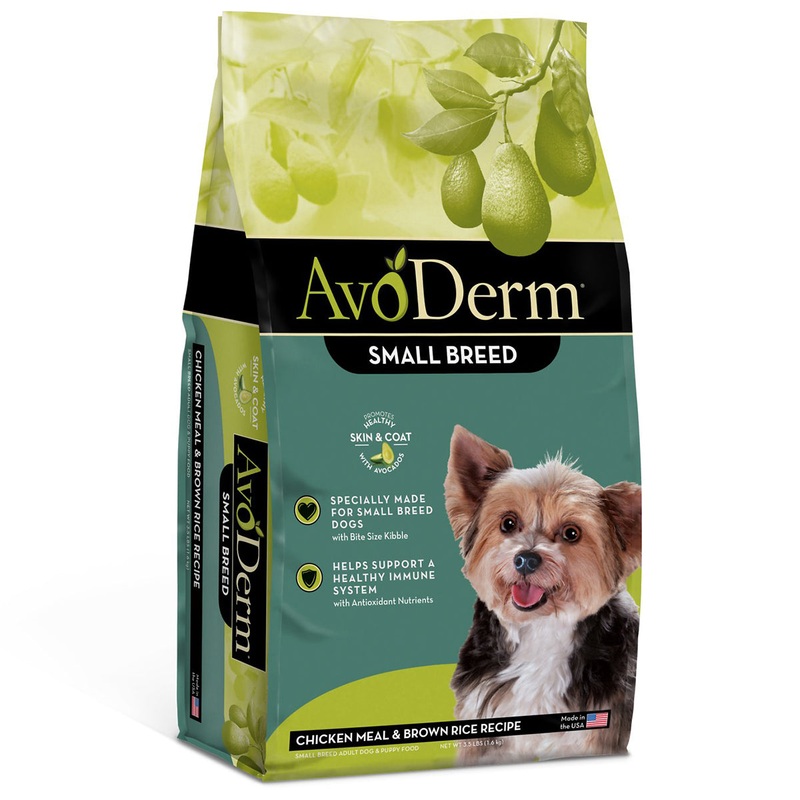 AvoDerm Small Breed Chicken & Brown Rice Formula Dry Dog Food 3.5lb