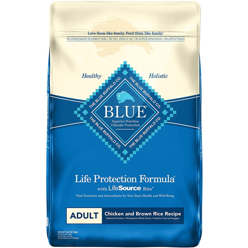 Blue Buffalo Chicken & Rice Recipe Adult Dry Dog Food 30lb