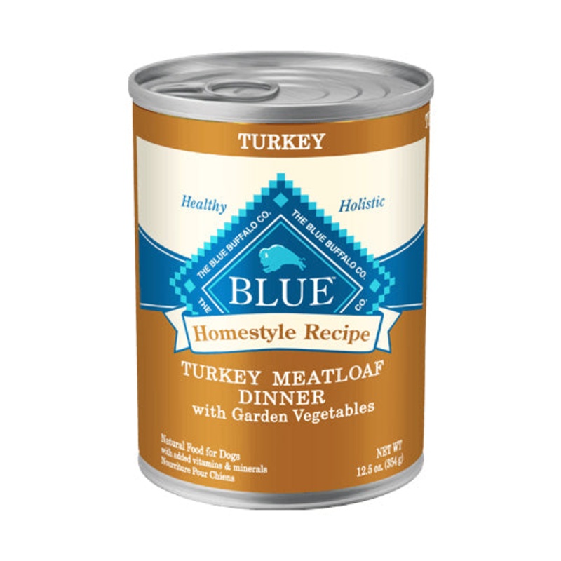 Blue Buffalo Turkey Meatloaf Dinner with Garden Vegetables 12.5oz
