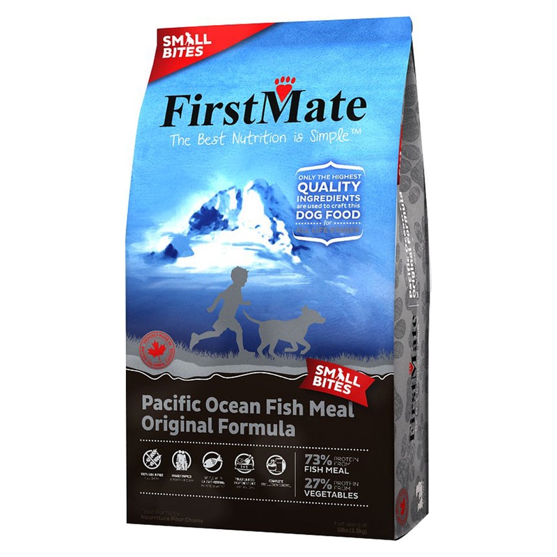 First Mate Grain-Free Pacific Ocean Fish Original Formula Small Bites Dry Dog Food 5lb
