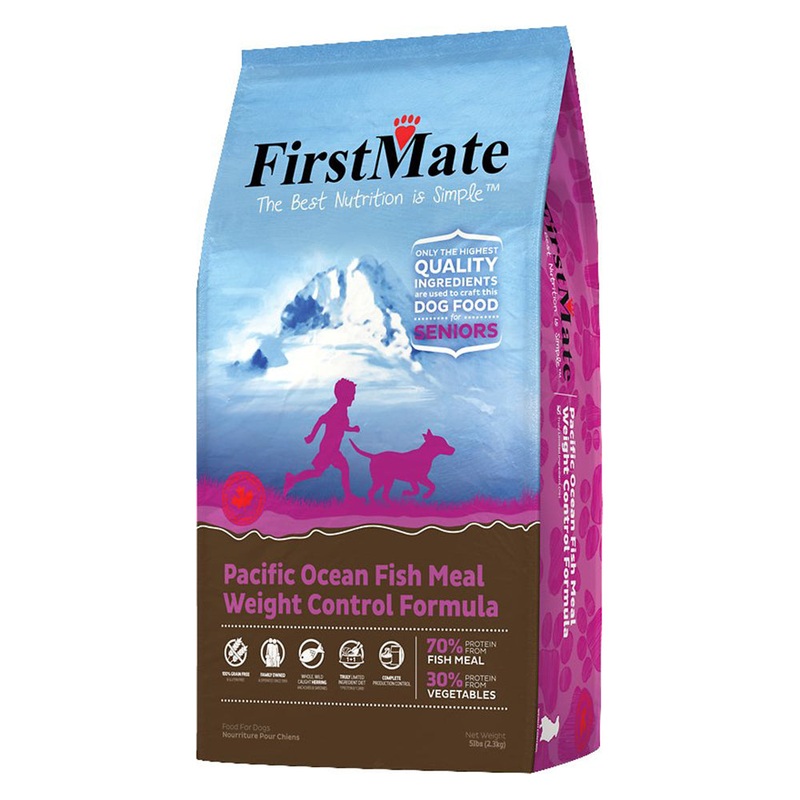 First Mate Grain-Free Pacific Ocean Fish Weight Control Formula Dry Dog Food 5lb