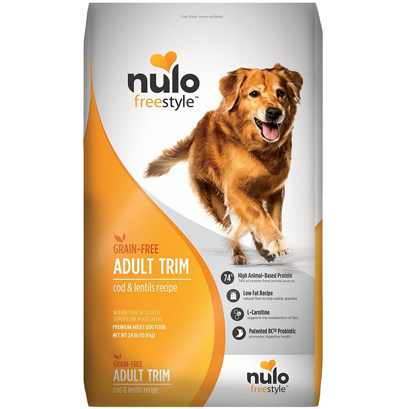 Nulo FreeStyle Cod & Lentils Adult Trim Dry Dog Food 24lb