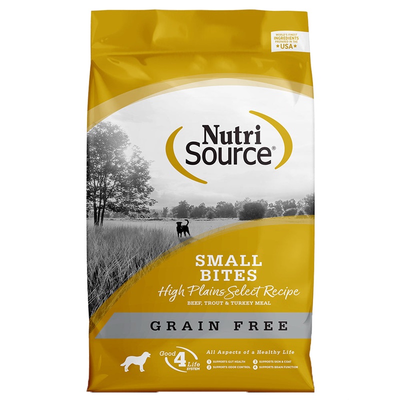 Nutrisource High Plains Small Bites Grain Free Dry Dog Food 5lb