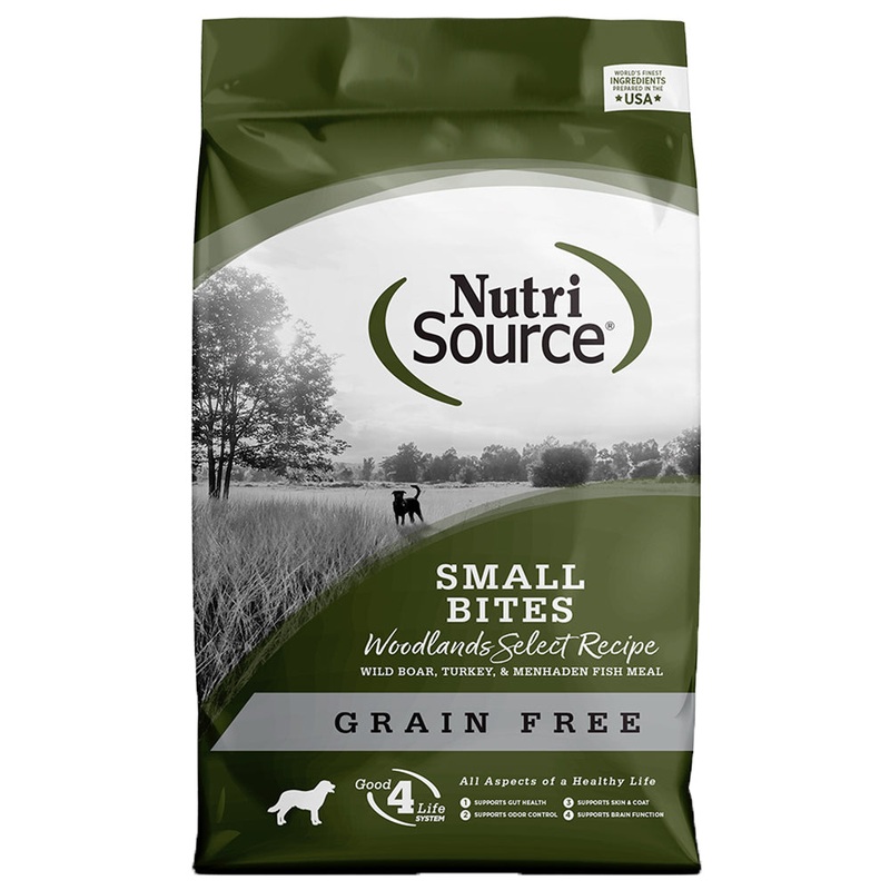 Nutrisource Woodlands Select Small Bites Grain Free Dry Dog Food 15lb