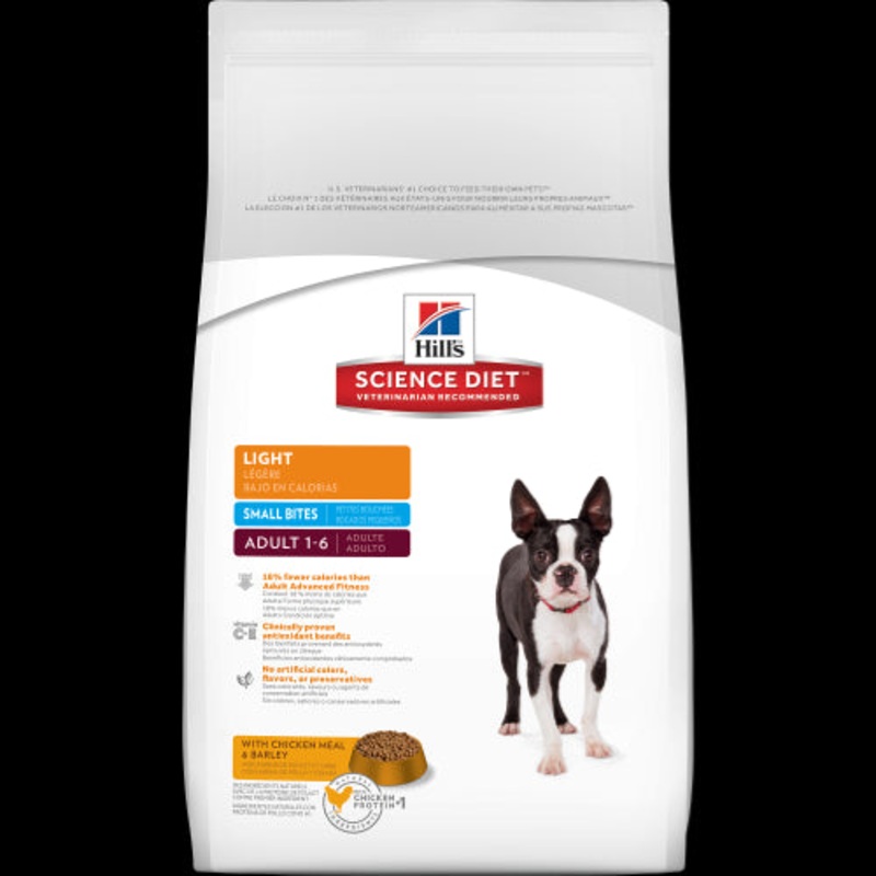 Science Diet Chicken & Barley Small Bites Light Dry Dog Food 5lb