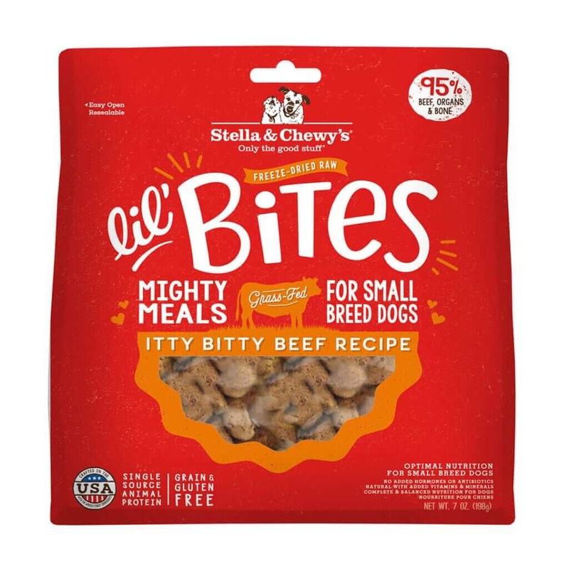 Stella and Chewys Itty Bitty Beef Lil Bites Raw Dog Food 7oz