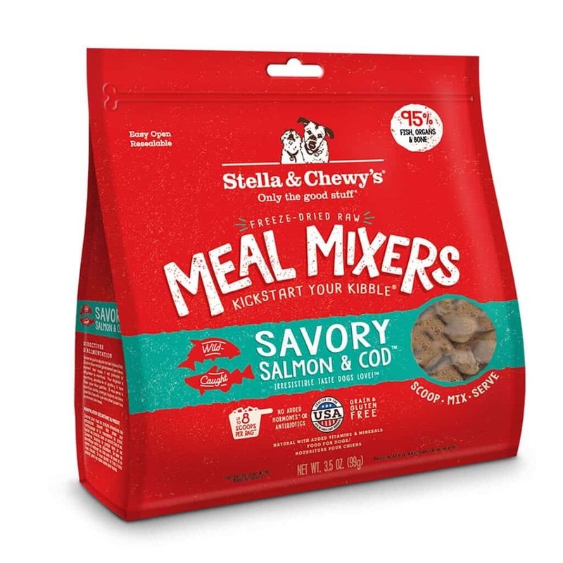 Stella and Chewys Savory Salmon & Cod Meal Mixers Dog Food 8oz