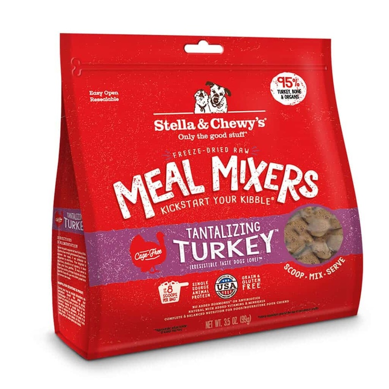 Stella and Chewys Tantalizing Turkey Meal Mixers Dog Food 3.5oz