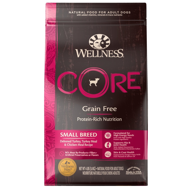 Wellness CORE Small Breed Turkey Dry Dog Food 12lb