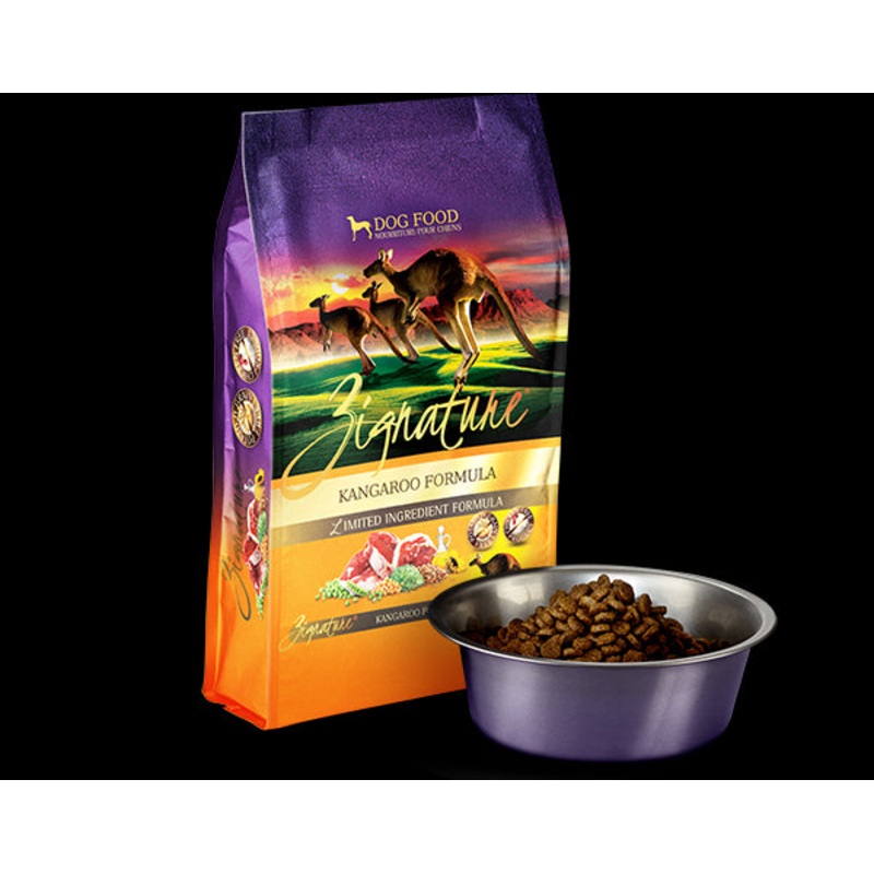Zignature Kangaroo Formula Dry Dog Food 4lb