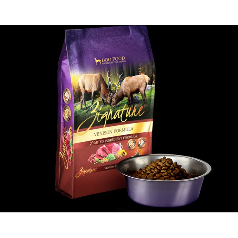 Zignature Venison Formula Dry Dog Food 4lb