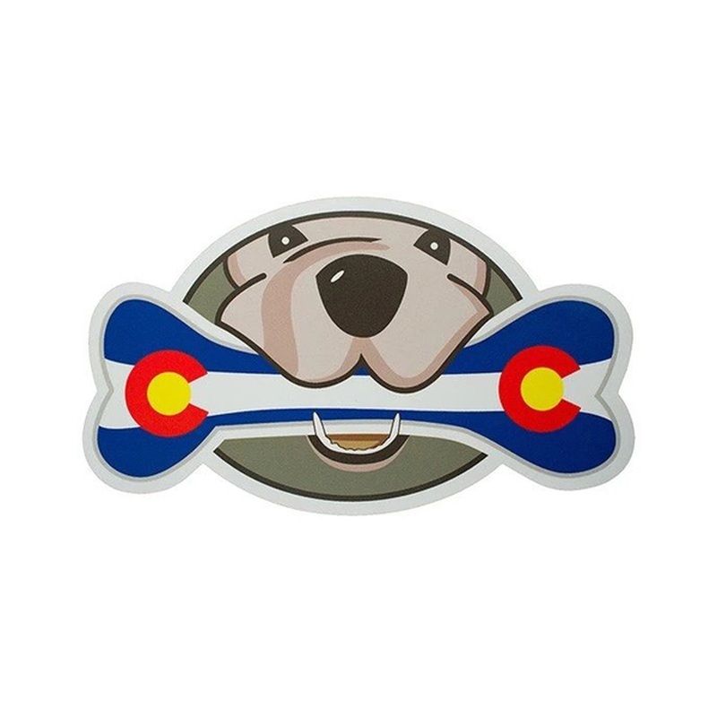 Colorado Proud! Bone Bumper Sticker