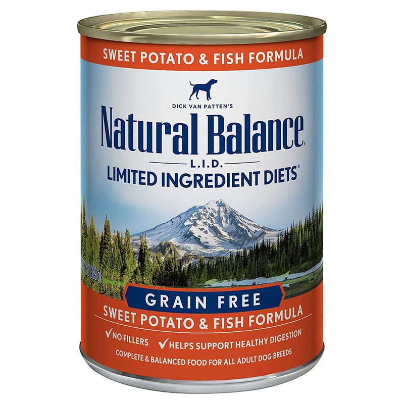 Natural Balance L.I.D. Limited Ingredient Diets Sweet Potato & Fish Formula Wet Dog Food 13oz