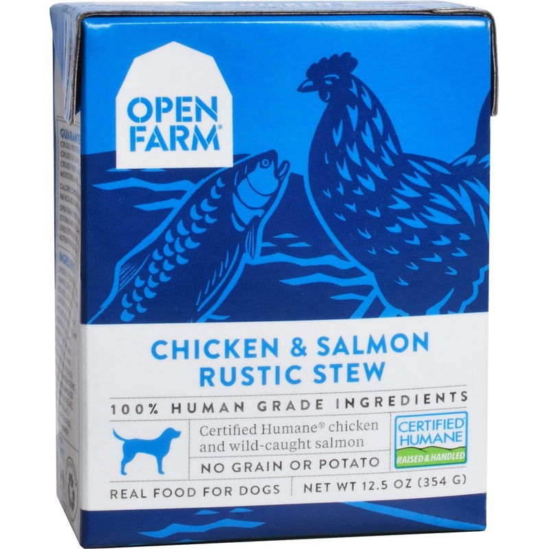 Open Farm Chicken & Salmon Rustic Stew Wet Dog Food 12.5oz
