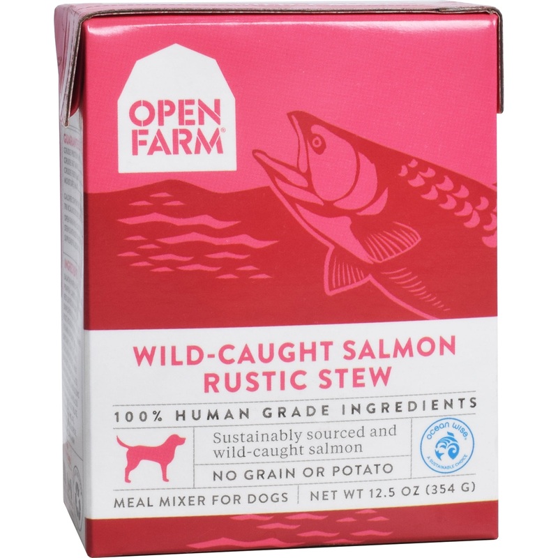 Open Farm Wild-Caught Salmon Rustic Stew Wet Dog Food 12.5oz