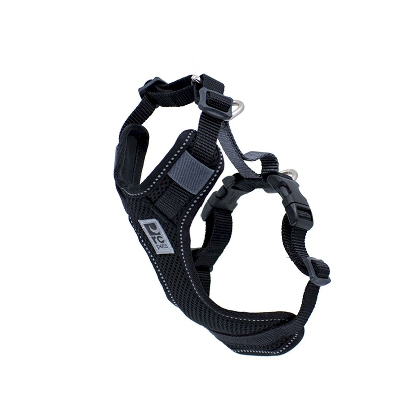 RC Pets Moto Control Harness Small Black Grey
