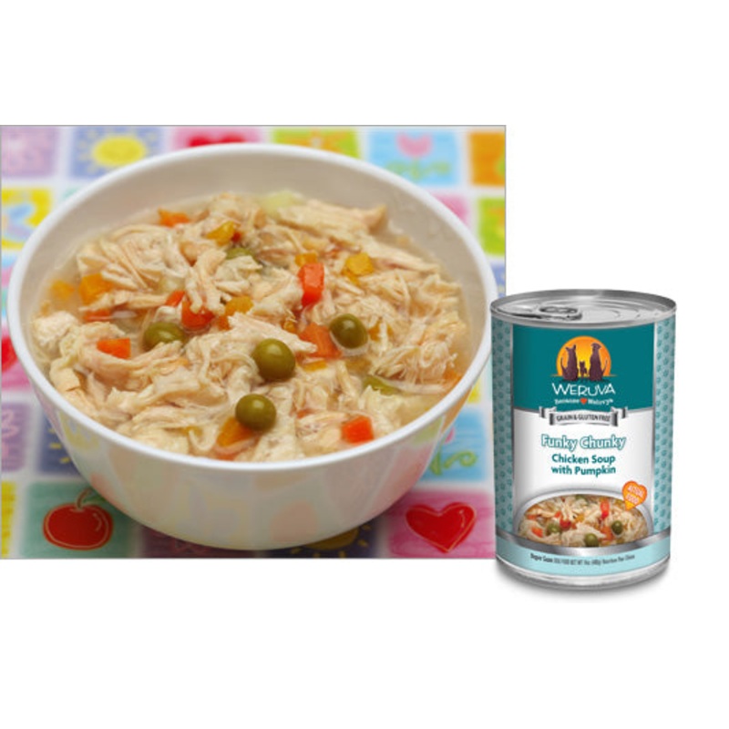 Weruva Funky Chunky Chicken Soup with Pumpkin Dog Food 5.5oz