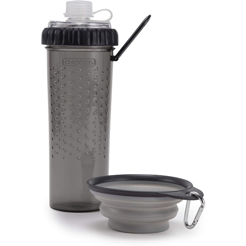 Dexas Snack Duo 24oz Gray