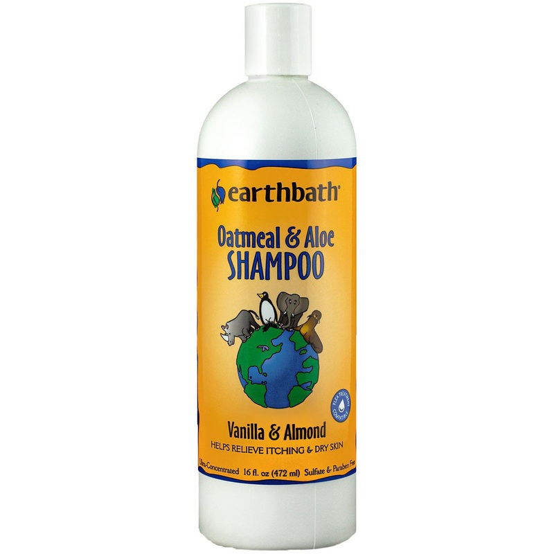 earthbath Oatmeal & Aloe Shampoo Vanilla & Almond Fragrance 16oz