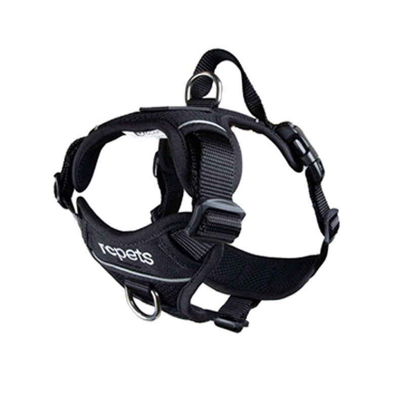 RC Pets Momentum Harness Black Large