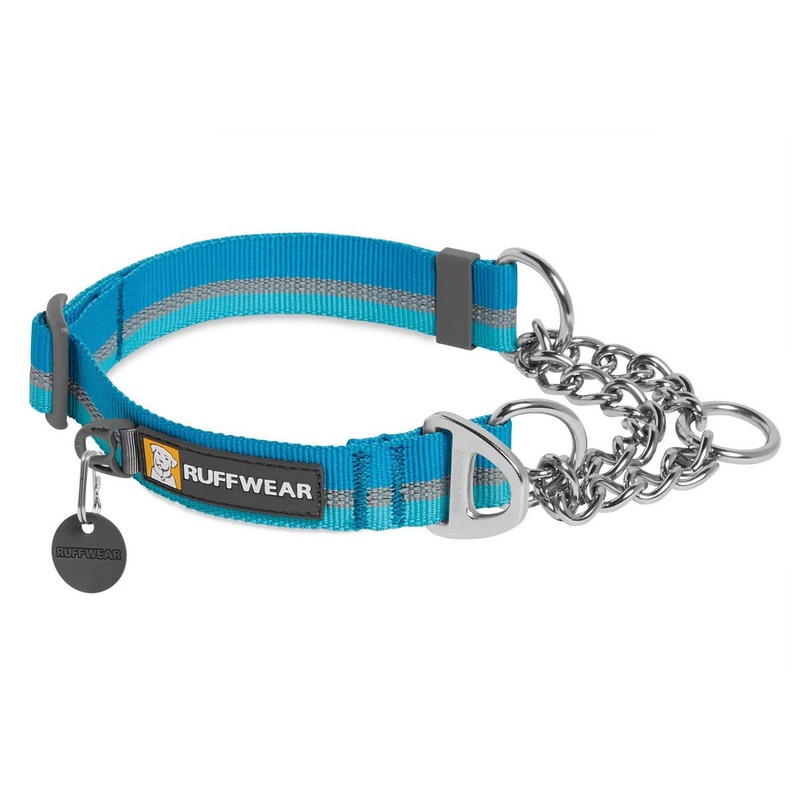 Ruffwear Chain Reaction Martingale Dog Collar Blue Dusk Small