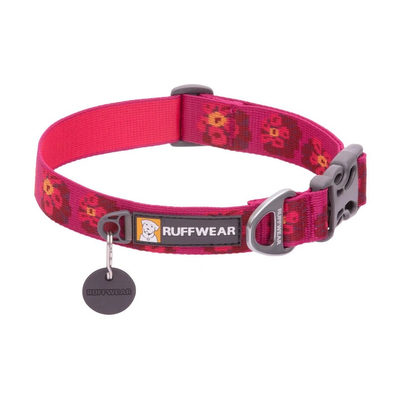 Ruffwear Flat Out Dog Collar Alpenglow Burst Large 20"-26"