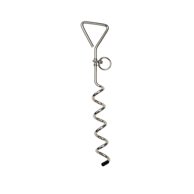 Titan Spiral Tie Out Stake 17"